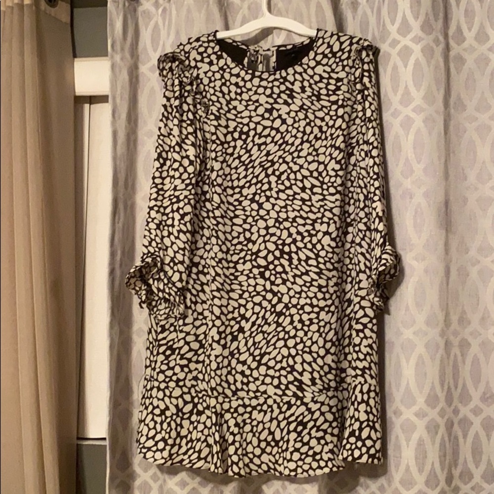Black and white dress